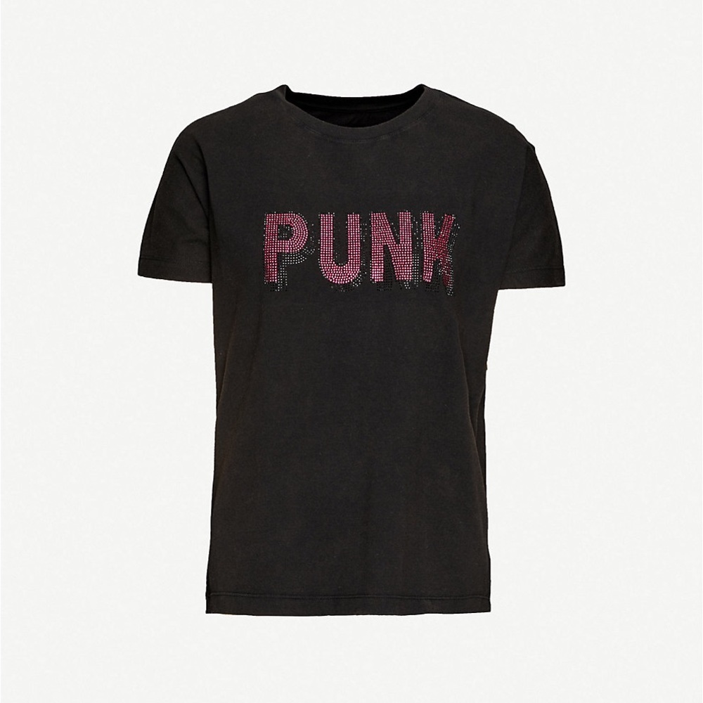 Zadig & Voltaire 3D Punk strass embellished T-Shirt XS - Picture 3 of 4